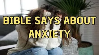 Thumbnail: BIBLE SAYS ABOUT ANXIETY | Brenda Masicap