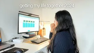 Thumbnail: getting my *LIFE TOGETHER* for 2024  🗓️