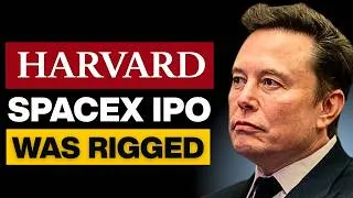 Thumbnail: Harvard Caught SpaceX Scamming Everyday Investors