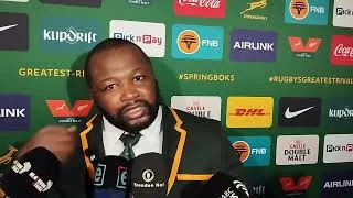 Thumbnail: SPRINGBOKS: Ox Nche on his 50th cap and on Dave Rennie's scrumming allegations