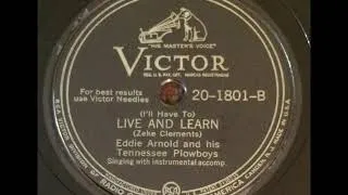 Thumbnail: Eddy Arnold - (I'll Have To) Live And Learn