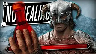 Thumbnail: Can You Beat Skyrim Permadeath WITHOUT Healing?