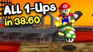 Thumbnail: SM64 - All 1Ups in Lethal Lava Land (38.60) [TAS]