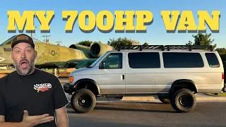 Thumbnail: My Ultimate Van Build - U-Joint 4x4, J&K 700HP 6.0l Powerstroke E350. Part camper, part work truck.