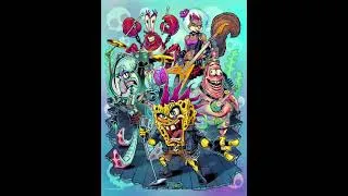 Thumbnail: Heavy Metal Spongebob speed inking and coloring in Clip Studio Paint on a wacom cintiq
