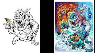 Thumbnail: Christmas Smackdown speed-drawing in Clip Studio Paint
