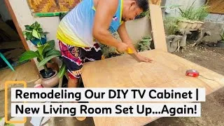 Thumbnail: Remodeling Our DIY TV Cabinet | New Living Room Set Up..Again!