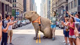 Thumbnail: We Brought Our Capybaras to The City!