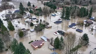 Thumbnail: Washington Flooding: Numerous Cities inundated by record flood- Winter Storm - Atmospheric River