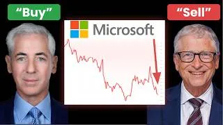 Thumbnail: Ackman BUYS. Gates Foundation SELLS. Who's right about Microsoft Stock?