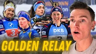 Thumbnail: Women's Golden Biathlon Relay