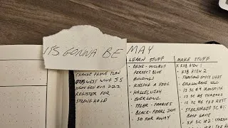 Thumbnail: Bullet Journal Setup May 2025 - Focus on Creativity