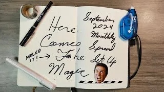 Thumbnail: Bullet Journal Setup September 2024 - Brian Waxes Philosophic