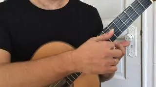 Thumbnail: Classical Guitar Lesson Video- Left Hand Stretch Exercise