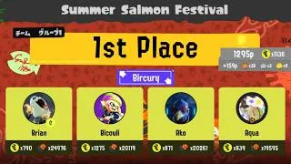 Thumbnail: How we got 1st in Nintendo's Summer Salmon Festival Tournament