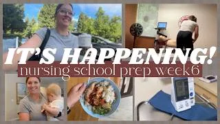 Thumbnail: Mom of 3 starting accelerated nursing school | FINAL PREP WEEK VLOG