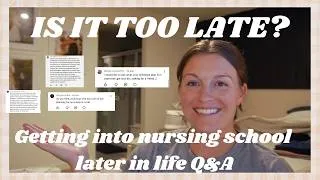Thumbnail: Should you go back to school for a nursing degree? Answering all your questions!