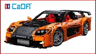 Thumbnail: CaDA Mazdz RX7 - C61502W Speed Build - 3305 pieces - Brick Builder