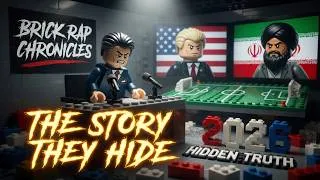 Thumbnail: Eminem LEGO Rap: Trump vs Iran in World Cup 2026 – The Real Story They Hide (New LEGO Video)
