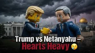 Thumbnail: Trump vs Netanyahu Breakup – The LEGO Diss That Went Too Far 😔 | LEGO Rap Story