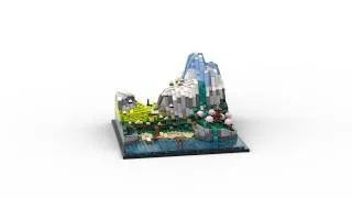 Thumbnail: Lego Japanese Landscape Bricklink Studio Speed Build