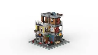 Thumbnail: Lego Petshop & Cafe Bricklink Studio Speed Build