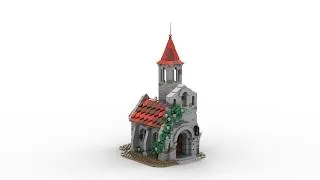 Thumbnail: Lego Medieval Chapel Bricklink Studio Speed Build