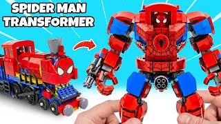 Thumbnail: LEGO Robot: I Transformed Spider-Man into a Train! | Bricks UP