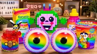 Thumbnail: LEGO FOOD MUKBANG - ASMR RAINBOW FOOD CHALLENGE & FAST FOOD IRL | BRICKS WORLD ANIMATION