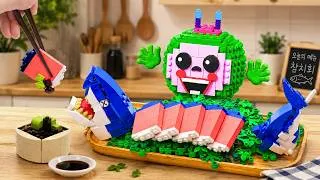 Thumbnail: LEGO FOOD MUKBANG - ASMR WORLD'S RAREST EXOTIC SHARK IRL | Stop Motion Cooking