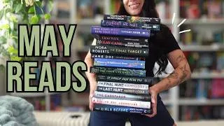 Thumbnail: Reviewing the 17 books I read in May!