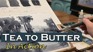 Thumbnail: How Tea to Butter Works: The Secret to Watercolor Paint Consistency