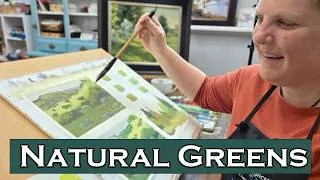 Thumbnail: The Secret to Mixing Natural Greens in Watercolor