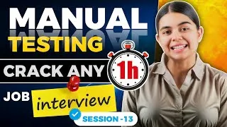 Thumbnail: Manual Testing Full Course in 1 Hour! | Crack Any Job Interview Easily