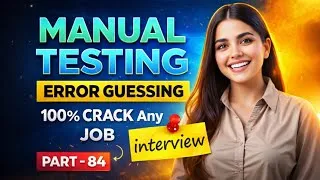 Thumbnail: 💡 Manual Testing in Marathi | Error Guessing Concept Explained Step-by-Step