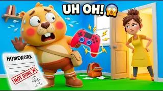 Thumbnail: Pudge Was Playing Games When He Should Be Doing Homework!