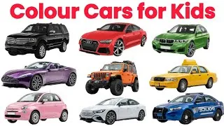 Thumbnail: 10 Color Cars for Kids | Learn Colors with Cars | Fun Car Names for Children