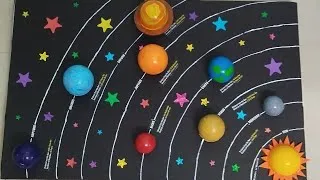 Thumbnail: SOLAR SYSTEM NON WORKING MODEL|SCHOOL PROJECT