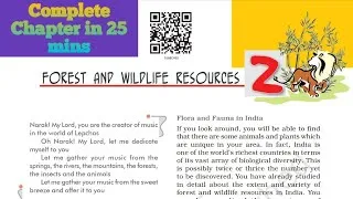 Thumbnail: Forest and Wildlife Resources | Class 10 Social Science Geography | Chapter explanation
