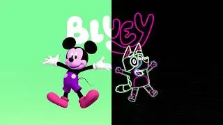 Thumbnail: Mickey Mouse and Bluey Intro Logo Super Effects Randomizer