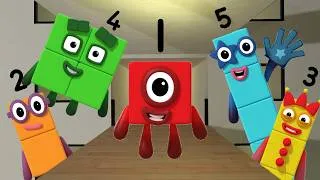 Thumbnail: They Keep Finding Me! Numberblocks Gmod Nextbots