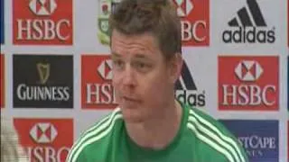 Thumbnail: Brian O'Driscoll on the Golden Lions