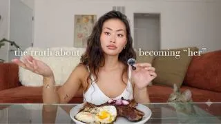 Thumbnail: "that girl" trap | achieve REAL self-worth, social intelligence & why you feel stuck