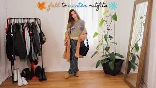 Thumbnail: fall to winter outfits (🍁 → ❄️) seasonal streetwear outfits