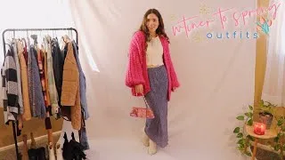 Thumbnail: cute spring outfits: winter to spring transitional outfits (❄️ → 🌷)