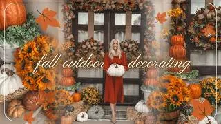 Thumbnail: Making my front porch cozy for Fall 🍂  Autumn Outdoor Decor  | Fall decorating ideas