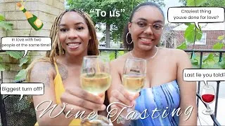 Thumbnail: Wine tasting + juicy questions🍷 (ft my homegirl) 
