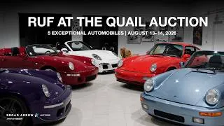 Thumbnail: RUF at The Quail Auction 2026 | Five Exceptional RUF Automobiles Heading to Monterey Car Week