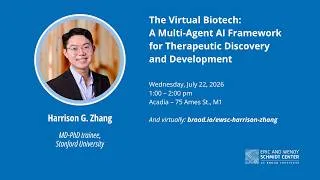 Thumbnail: EWSC Talk: The Virtual Biotech: A Multi-Agent AI Framework for Therapeutic Discovery and Development