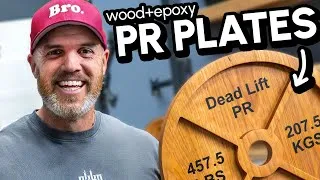 Thumbnail: Making a Cherry Wood & Epoxy PR Display Plate for My Gym!